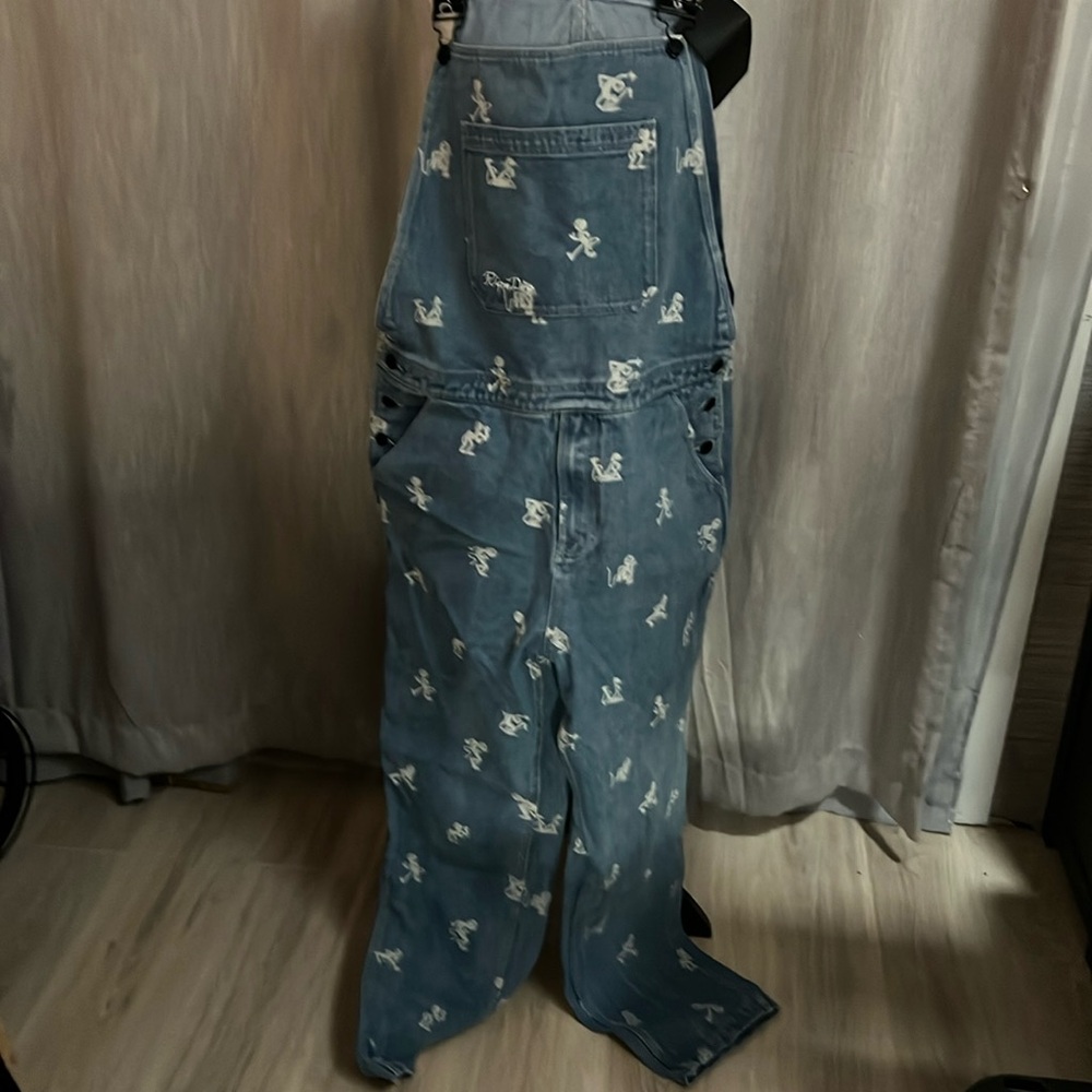 Rip n Dip denim overalls new with tags